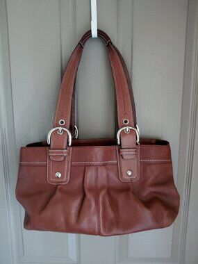Coach Leather Shoulder Bag
